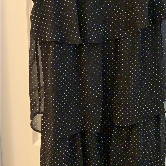 Who What Wear Tiered Polkadot Dress - Picture 2 of 6